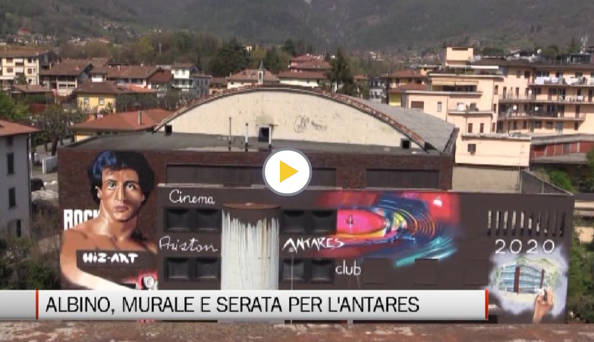 Bergamo TV - Albino, murales e serata per l'Antares