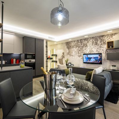 Soggiorno - Casa Campione di Residenza Antares di Albino