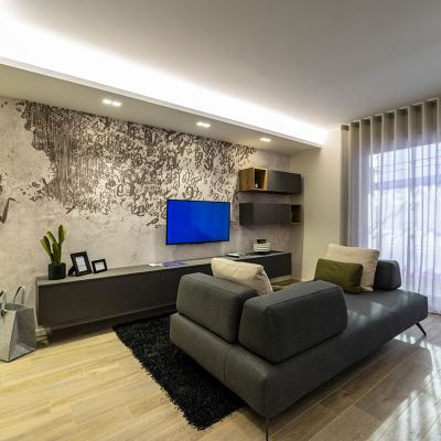 Soggiorno - Casa Campione di Residenza Antares di Albino