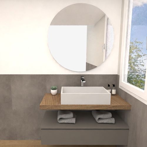 Bagno Trilocale della Residenza Antares di Albino